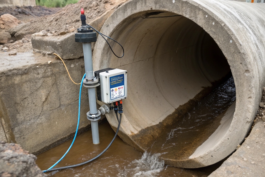 sewer flow meter