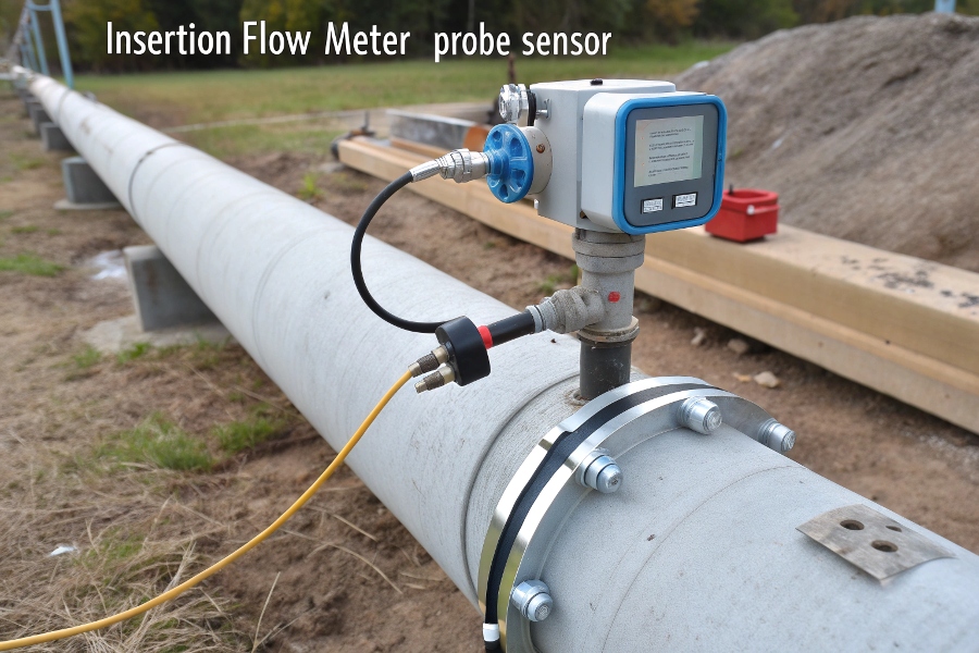 insertion flow meter diagram