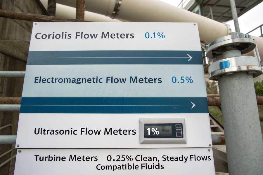 flow meter accuracy comparison