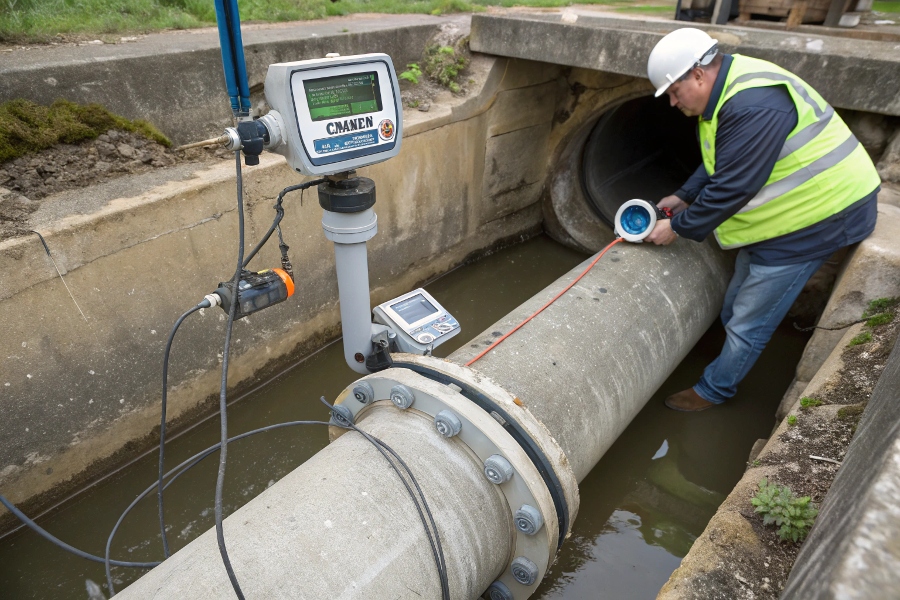 sewage flow measurement
