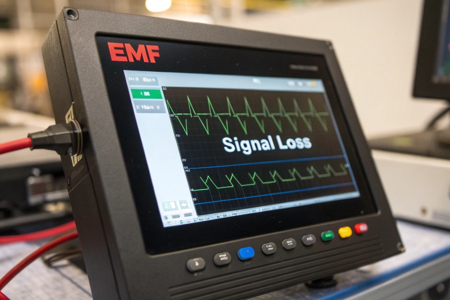 EMF diagnostic screen