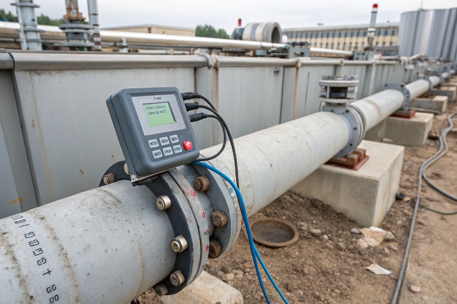 ultrasonic meter installation
