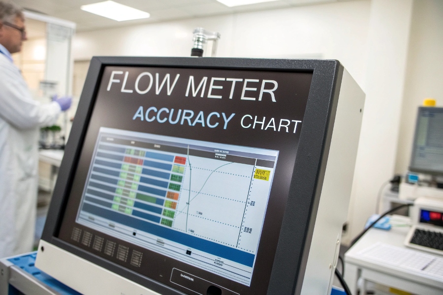 flow meter accuracy chart