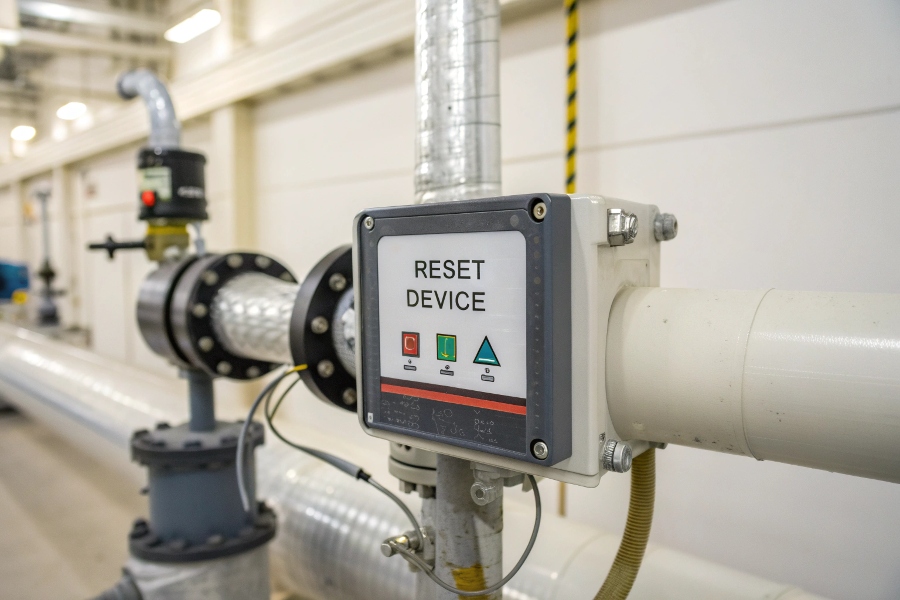 flow meter reset procedure