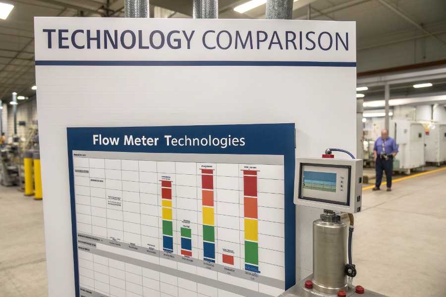 flow meter technology comparison