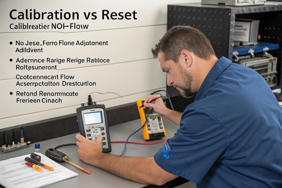 calibration vs reset