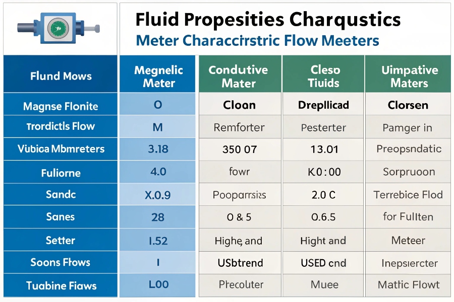 fluid properties chart