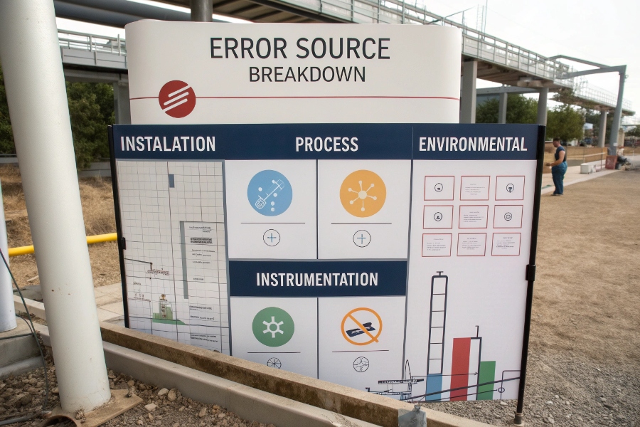 error source breakdown