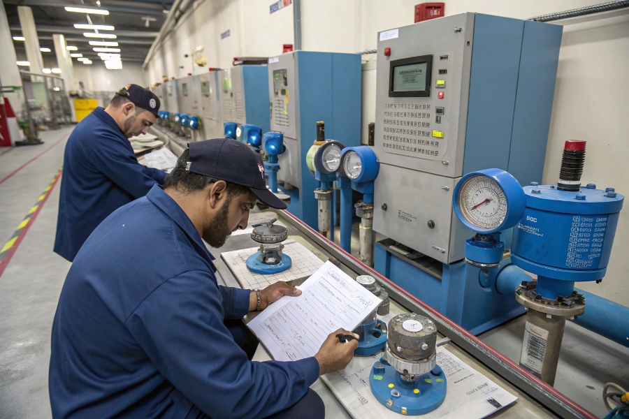 meter testing facility
