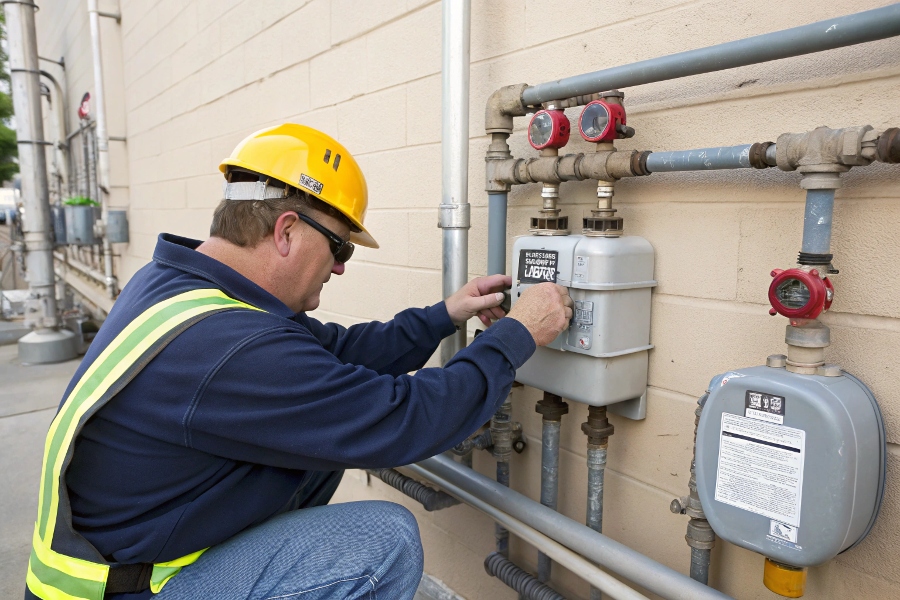 gas meter reset