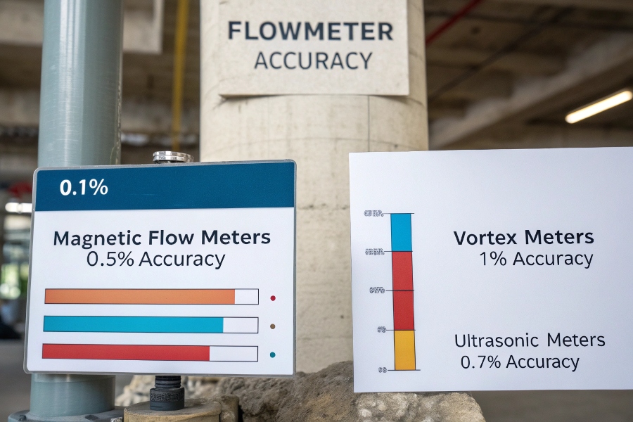 flowmeter accuracy chart