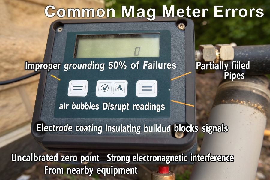 common mag meter errors