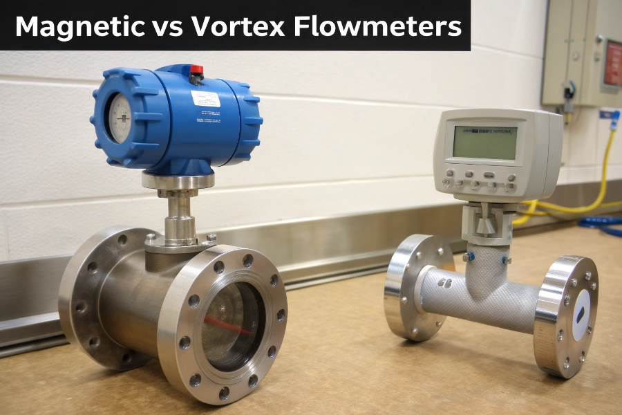 magnetic vs vortex flowmeter comparison