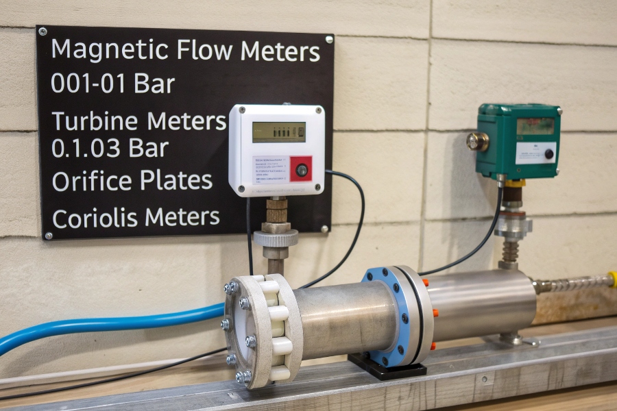 flow meter pressure drop comparison