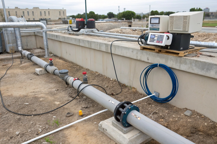 magmeter installation diagram
