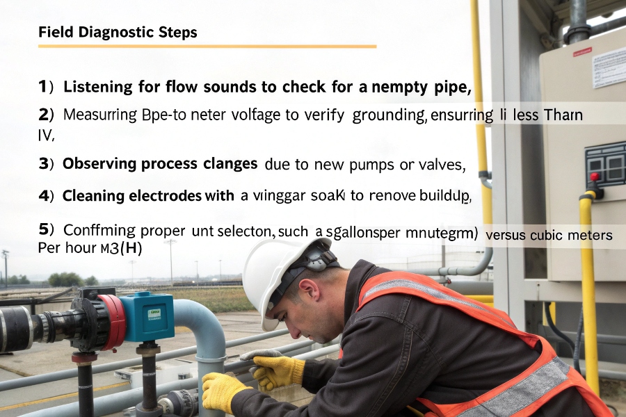 field diagnostic steps