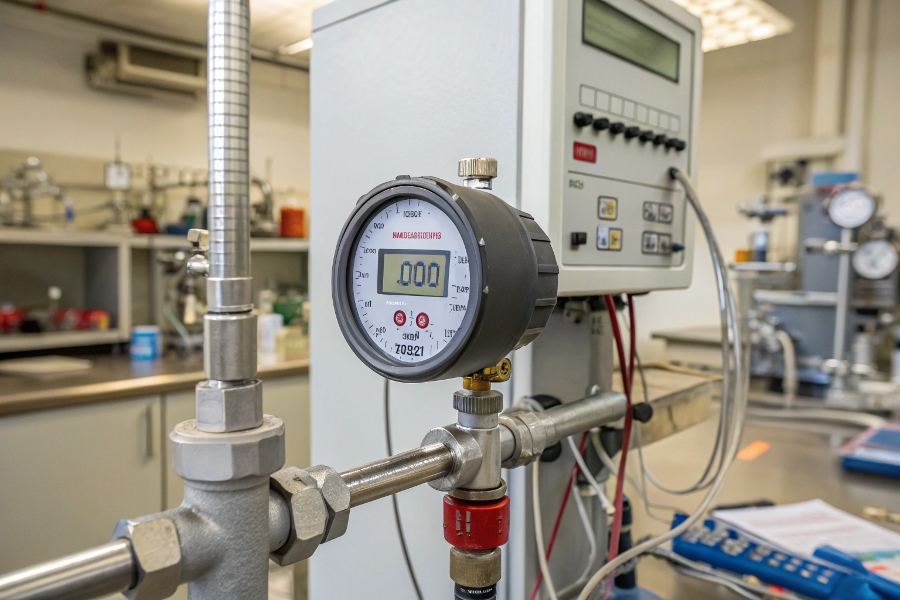 temperature effects on flow meter