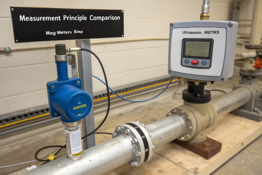 mag vs ultrasonic principle