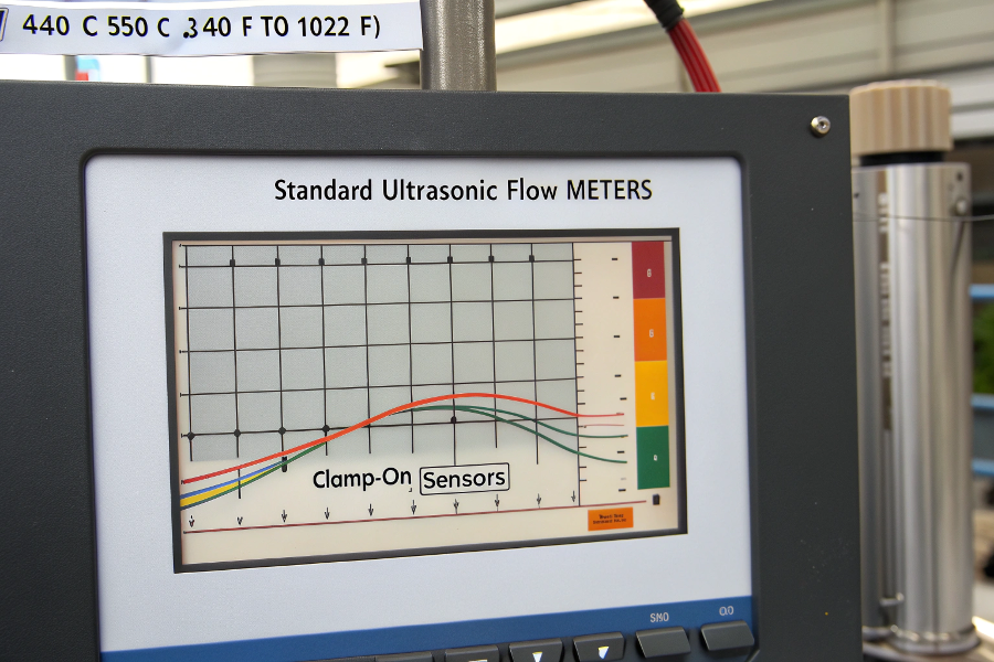 ultrasonic temperature range graph