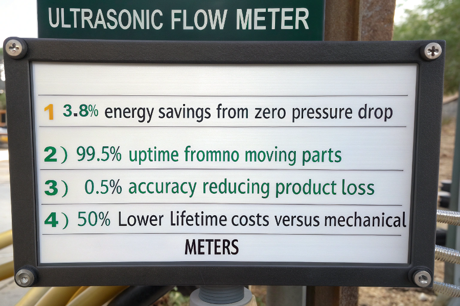 ultrasonic cost savings diagram
