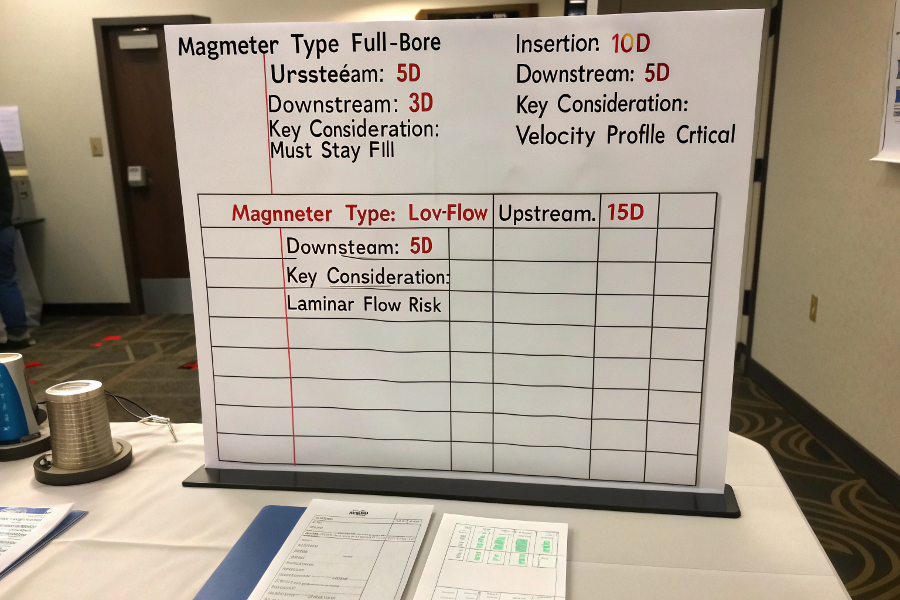 magmeter installation