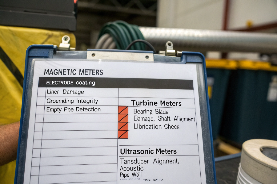flow meter diagnosis