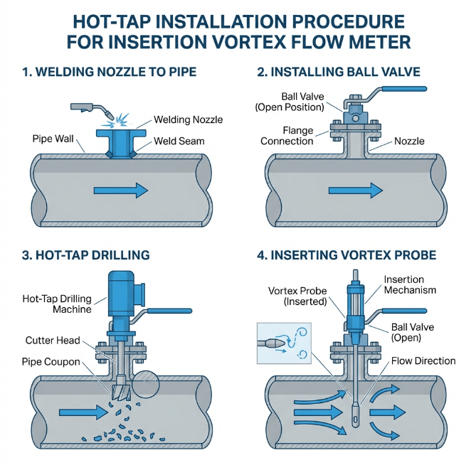 Hot-Tap Installation Procedure