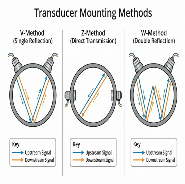 transducer-mounting-methods